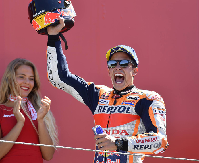 Marc marquez Assen podium photo MotoGP 2018