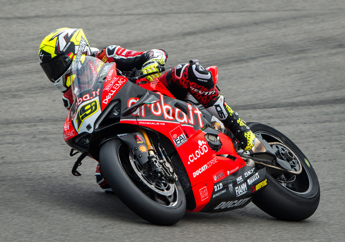Alvaro Bautista race action photo picture Ducati V4R