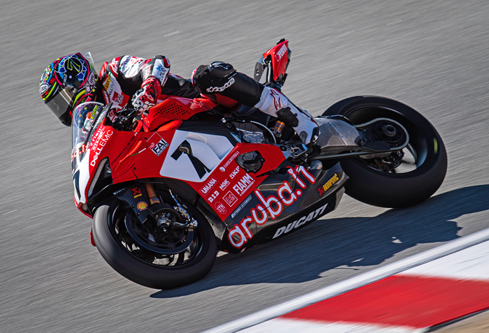 Chaz davies laguna Seca Ducati V4RS