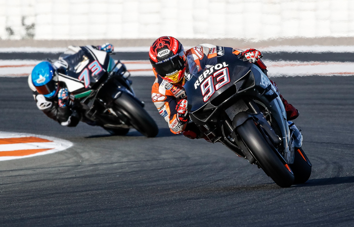 Marq Marquez, Alex marquez testing Valendaia Honda 2019