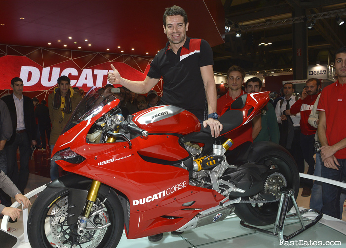 Carols Checca Ducati 1199R EICMA