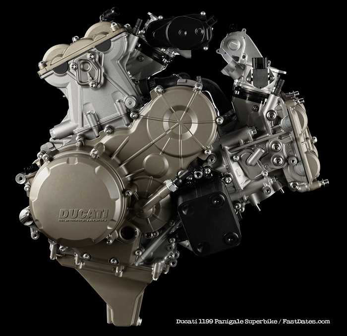 Ducati Panigale 1199 Superbike engine photo picture