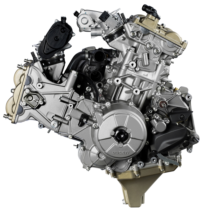 Ducati 1199 Superquadro engine picture photo