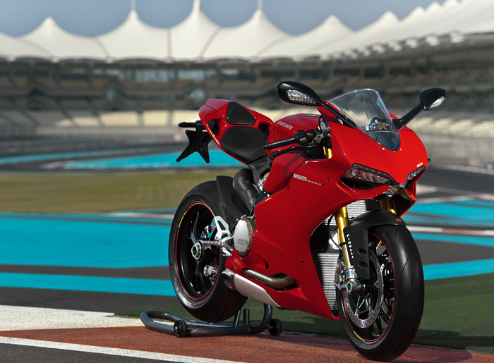 Ducati 1199S Superbike test picture