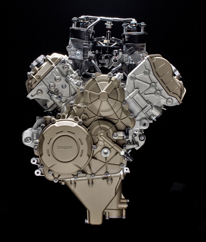 Desmosedici Stradle V4 Superbike engine photo