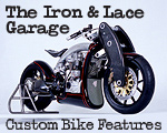 Iron & Lace garage motorcycle pictures