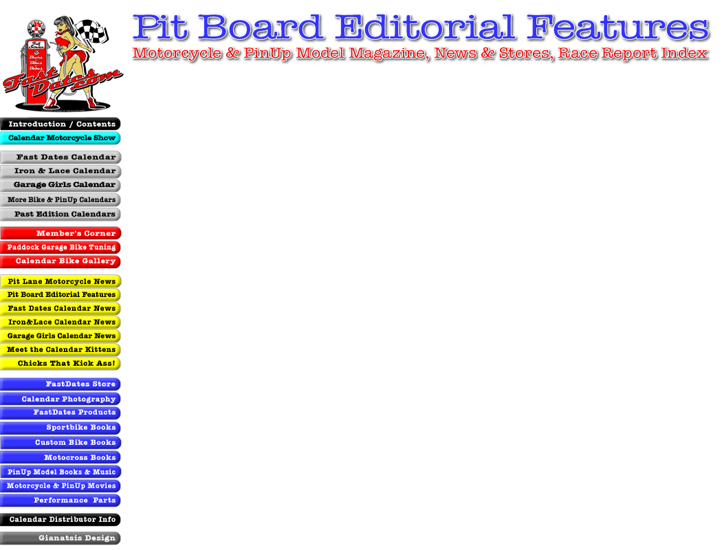 FastDates.com Pit Lane News