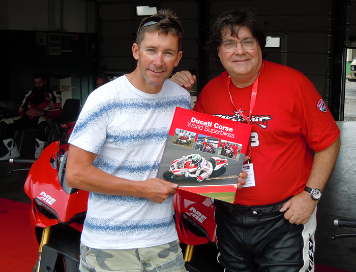 Jim Gianatsis and Troy Bayliss