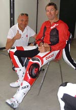 Troy Bayliss, Dario  Marchetti, Ducati DRE School