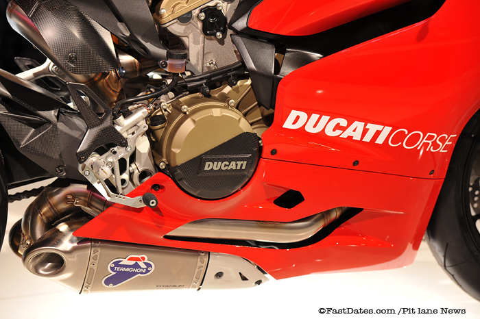 Ducati Corse 1199 Exhaust and Footpegs