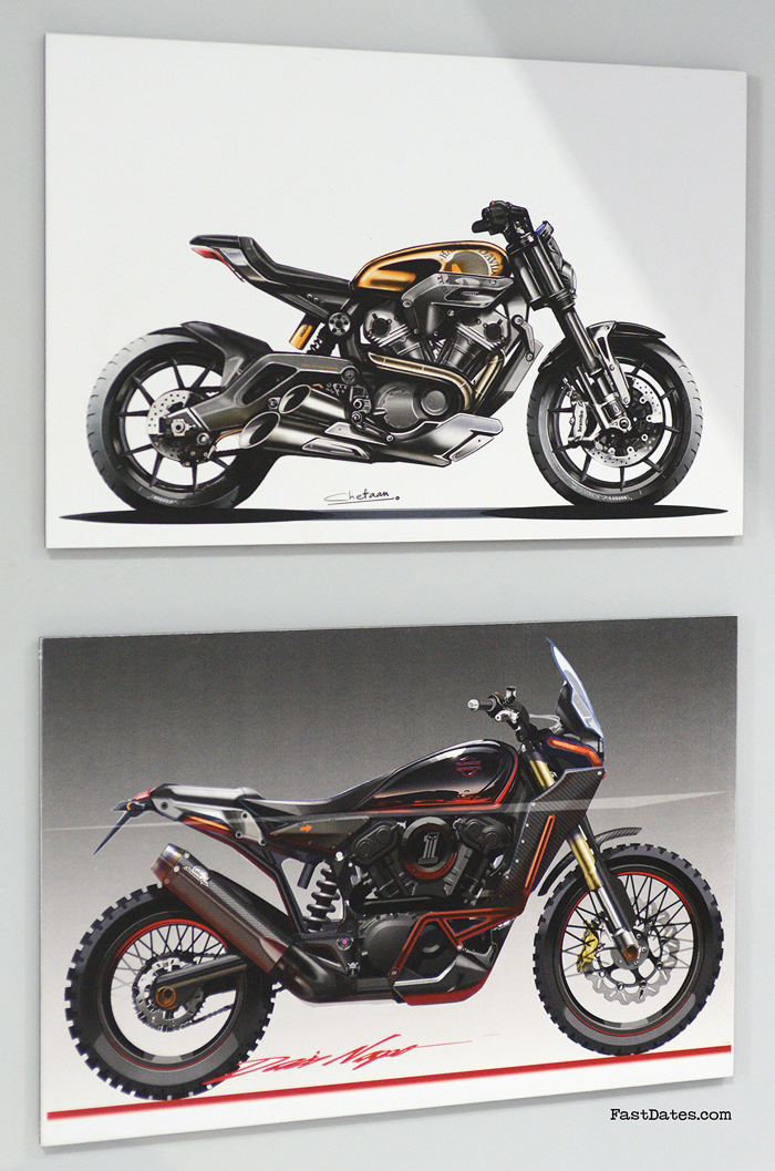 Harley-Davidson 750cc Concept bikes