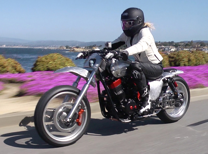 Shelpy riding AFT custom