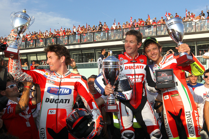 World Ducati Week 202 photo Troy Bayliss, valentino Rossi