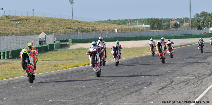 Ducati factory riders World Ducati Week 2012 photo