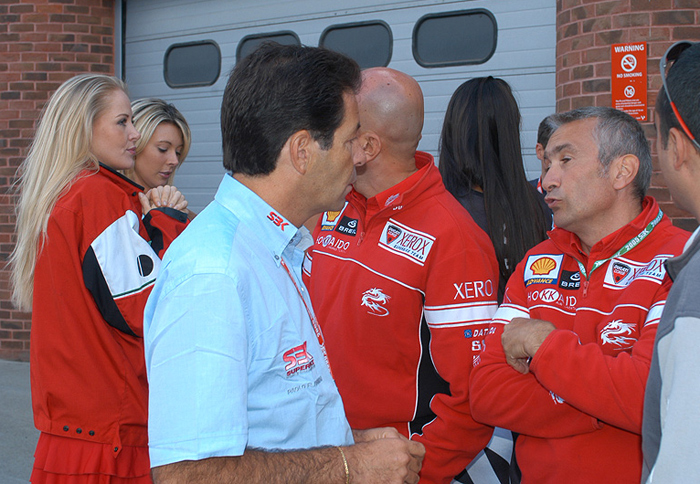 Paolo Flammini and Davide Tardozzi