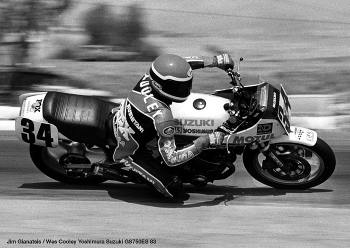 Wes Cooley Yoshimura Suzuki 1983 GS750ES Superbike