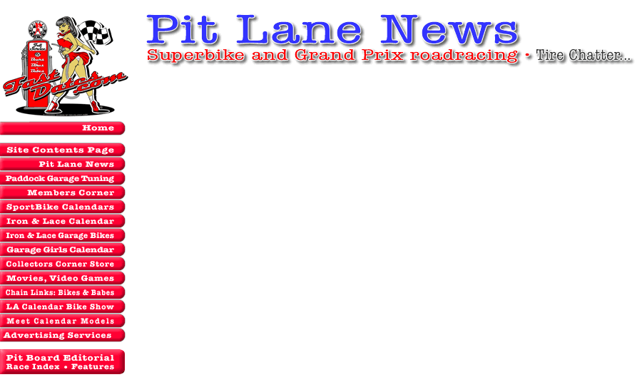 FastDates.com Pit Lane News